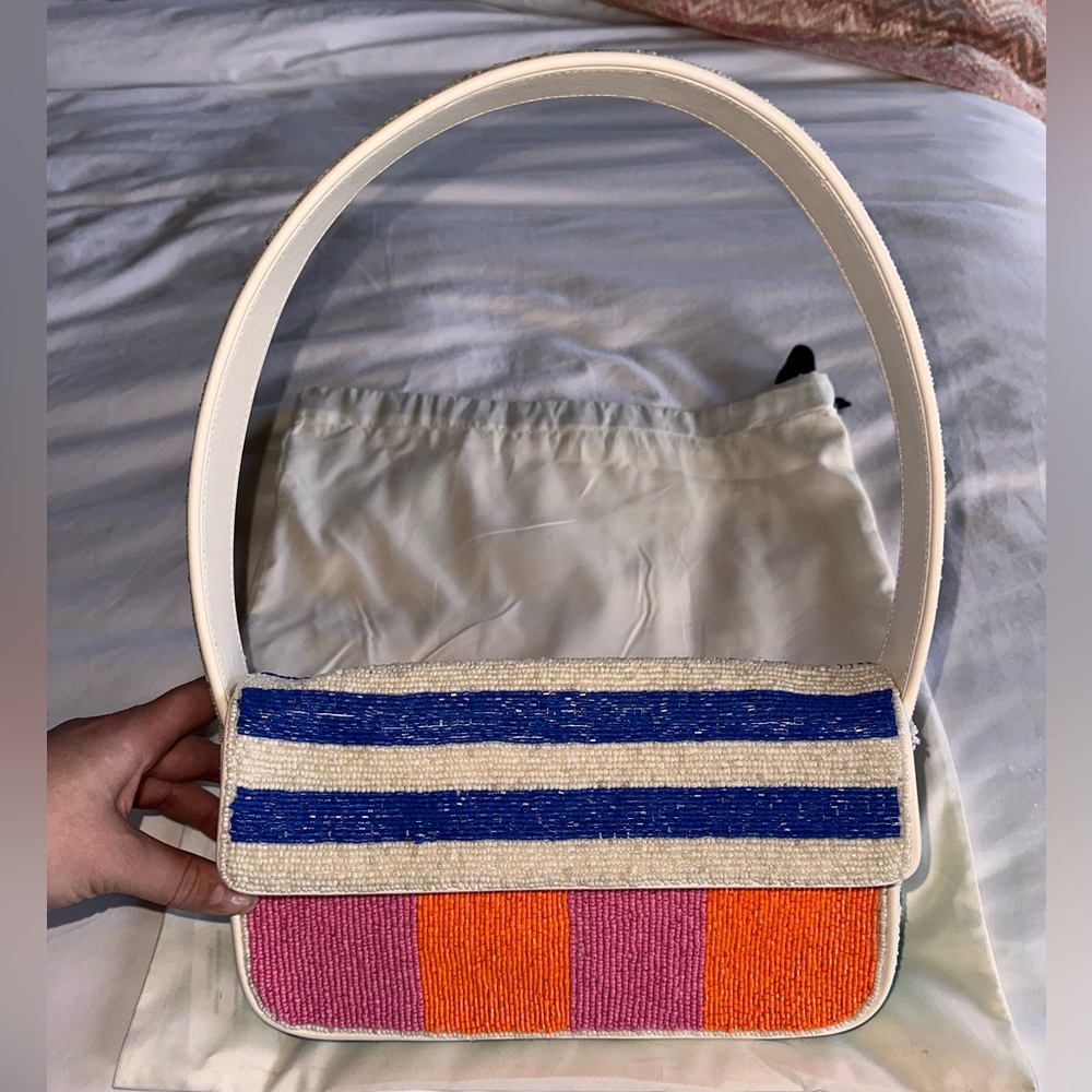 Staud Rugby Stripe Tommy Bag